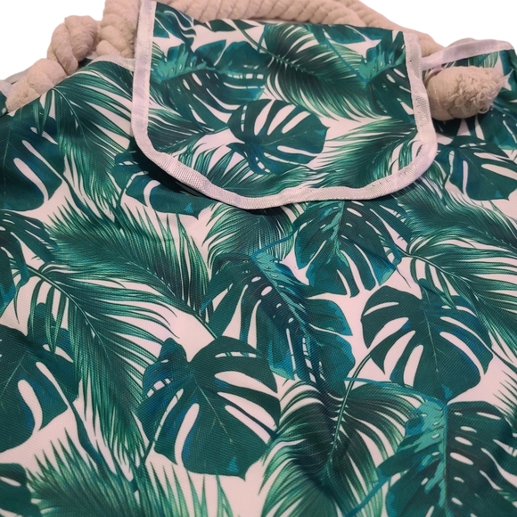 Tropical Monstera Beach bag - Picture 2 of 3